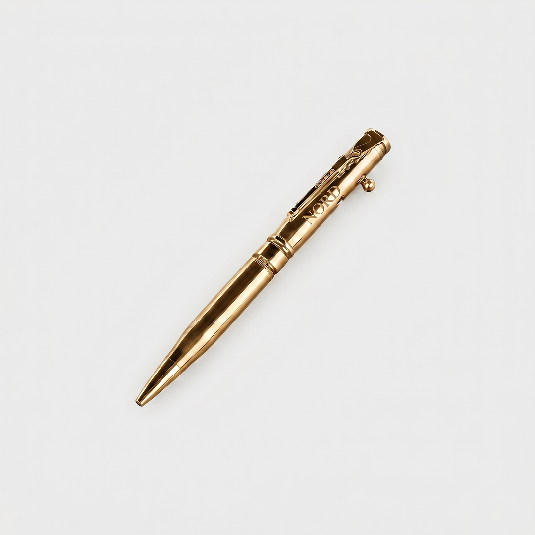 Nord Vector Silver engraved metal pen by NORD 1975 - gold-tone finish product photo